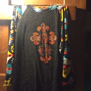 Woman’s cross shirt